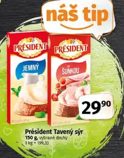 COOP TIP Président Tavený sýr nabídka