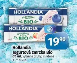 COOP TIP Hollandia Jogurtová zmrzka Bio nabídka