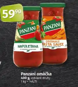 COOP TIP Panzani omáčka nabídka