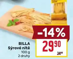 Billa BILLA Sýrové nitě nabídka