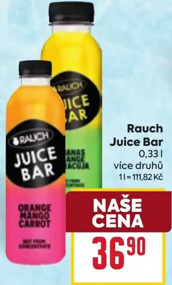 Billa Rauch Juice Bar nabídka