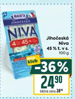 Billa MADETA Jihočeská Niva 45% t. v s. nabídka