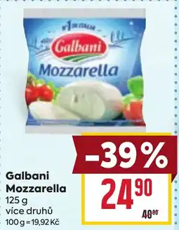 Billa Galbani Mozzarella nabídka