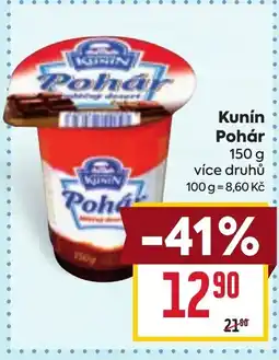 Billa Kunín Pohár nabídka