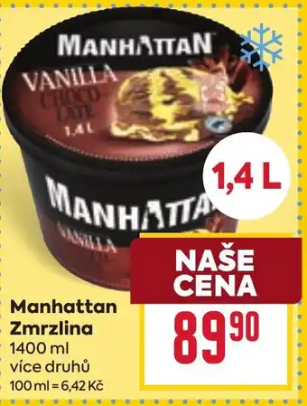 Billa Manhattan Zmrzlina nabídka
