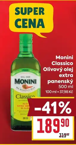 Billa Monini Classico Olivový olej extra panenský nabídka