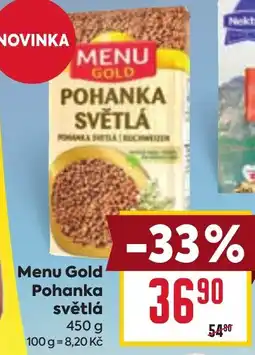 Billa Menu Gold Pohanka světlá nabídka
