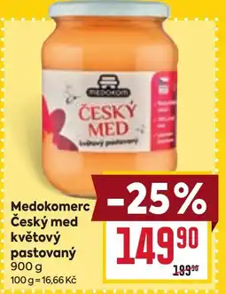 Billa Medokomerc Český med květový pastovaný nabídka