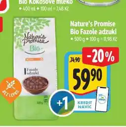 Albert Nature's Promise Bio Fazole nabídka