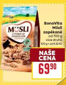 Billa BonaVita Müsli zapékané nabídka