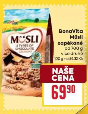 Billa BonaVita Müsli zapékané nabídka