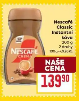 Billa NESCAFÉ CLASSIC Instantní káva nabídka