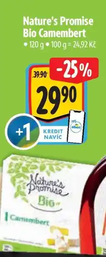 Albert Nature’s Promise Bio Camembert nabídka