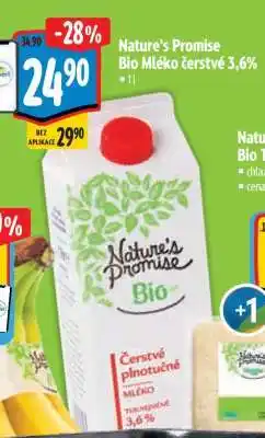 Albert Nature's Promise Bio Mléko čerstvé 3,6 nabídka