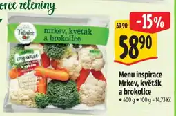 Albert Menu inspirace Mrkev, květák a brokolice nabídka
