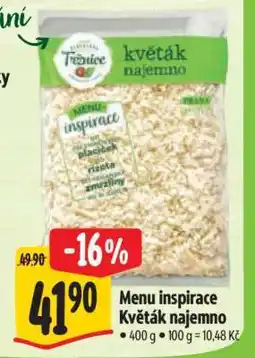 Albert Menu inspirace Květák najemno nabídka