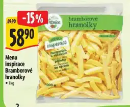 Albert Menu inspirace Bramborové hranolky nabídka