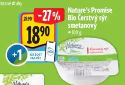 Albert Nature's Promise Bio Čerstvý sýr smetanový nabídka