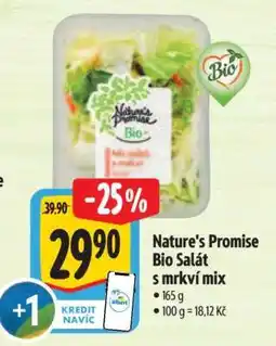 Albert Nature's Promise Bio Salát s mrkví mix nabídka