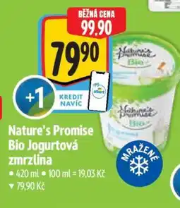 Albert Nature's Promise Bio Jogurtová zmrzlina nabídka