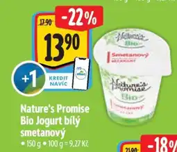 Albert Nature’s Promise Bio Jogurt bílý smetanový nabídka