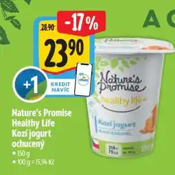 Albert Nature's Promise Healthy life Kozí jogurt ochucený nabídka