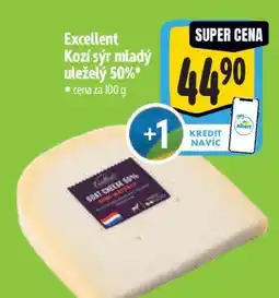 Albert Excellent Kozí sýr mladý uleželý 50% nabídka
