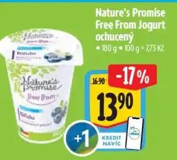 Albert Nature’s Promise Free from Jogurt ochucený nabídka