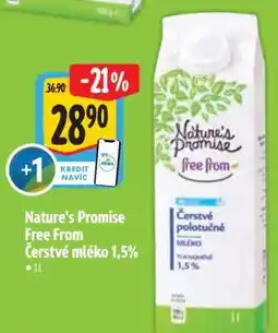 Albert Nature's Promise Free From Čerstvé mléko 1,5% nabídka
