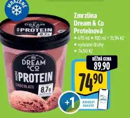Albert Zmrzlina Dream & Co Proteinová nabídka