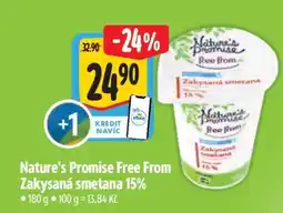Albert Nature's Promise Free From Zakysaná smetana 15% nabídka