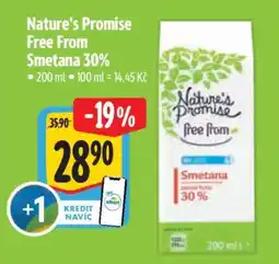 Albert Nature's Promise Free From Smetana 30% nabídka