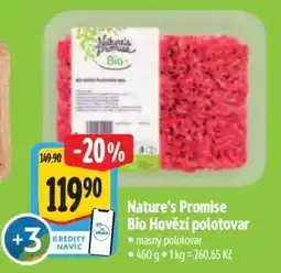 Albert Nature’s Promise Bio Hovězí polotovar nabídka
