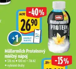 Albert Müllermilch Proteinový mléčný nápoj nabídka