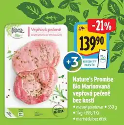 Albert Nature's Promise Bio Marinovaná vepřová pečeně bez kosti nabídka