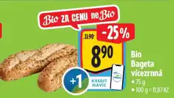 Albert Bio Bageta vícezrnná nabídka