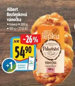 Albert Albert Bezlepková vánočka nabídka