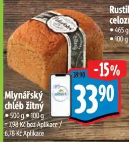 Albert Mlynářský chléb žitný nabídka