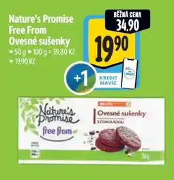 Albert Nature’s Promise Free from Ovesné sušenky nabídka