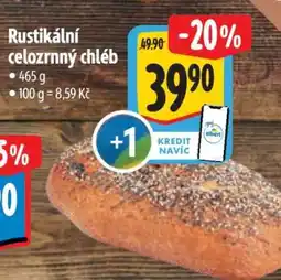 Albert Rustikální celozrnný chléb nabídka