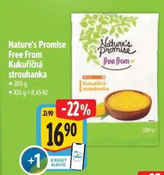 Albert Nature's Promise Free From Kukuřičná strouhanka nabídka