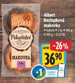 Albert Albert Bezlepková makovka nabídka