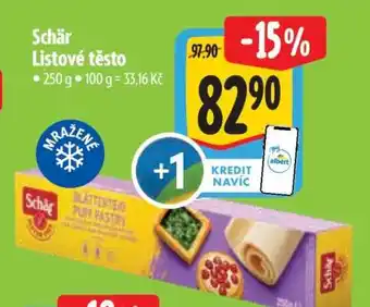 Albert Schär Listové těsto nabídka