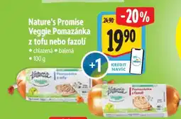 Albert Nature's Promise Veggie Pomazánka z tofu nebo fazolí nabídka