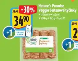 Albert Nature's Promise Veggie Seitanové tyčinky nabídka