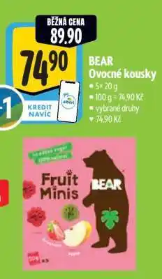 Albert BEAR Ovocné kousky nabídka