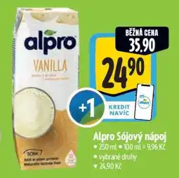 Albert Alpro Sójový nápoj nabídka