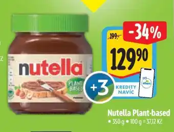 Albert Nutella Plant-based nabídka