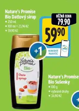 Albert Nature's Promise Bio Datlový sirup nabídka