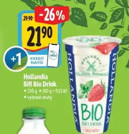 Albert Hollandia Bifi BIO drink nabídka